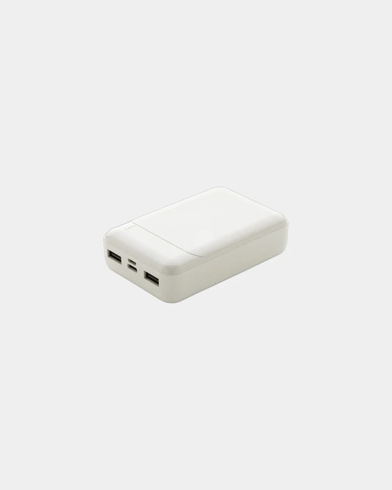 Power bank plástico reciclado 10.000 mAh para personalizar