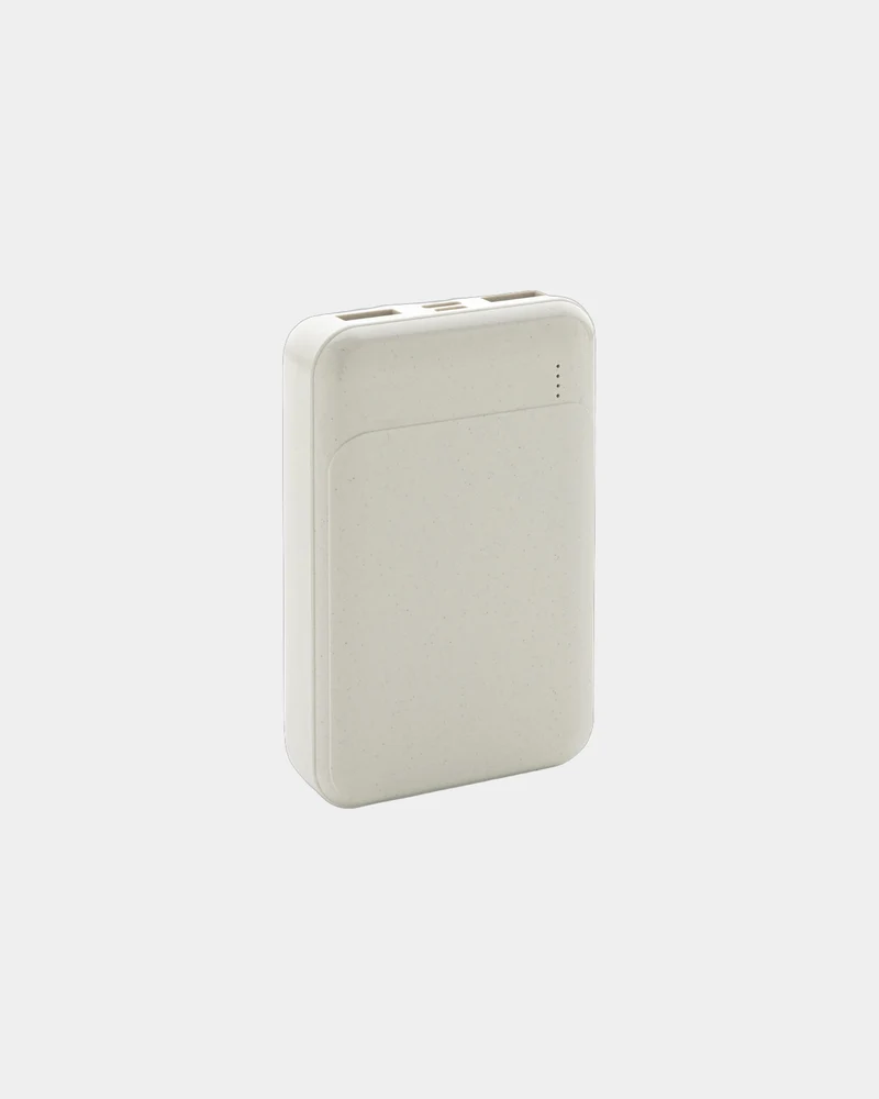 Power bank plástico reciclado 10.000 mAh para personalizar