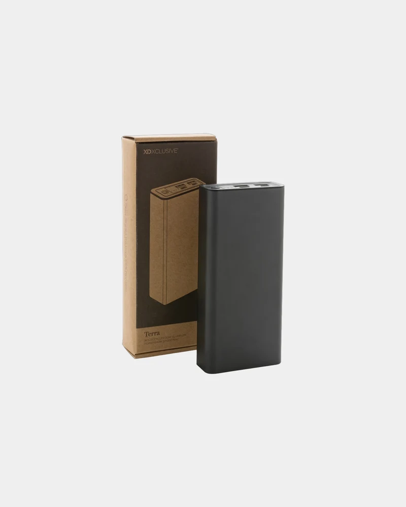 Power bank aluminio reciclado 20.000 mAh para personalizar
