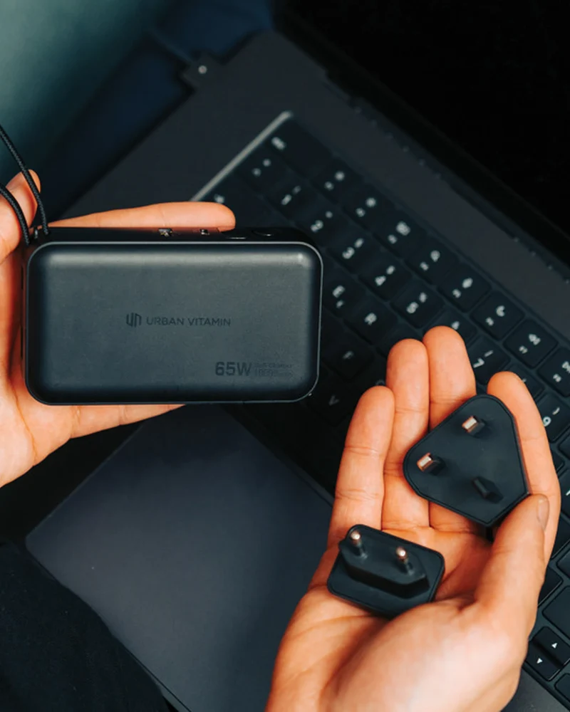 Cargador GaN 65W Urban Vitamin Eureka para personalizar