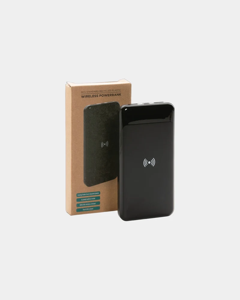 Power bank reciclado RCS 8000 mAh para personalizar