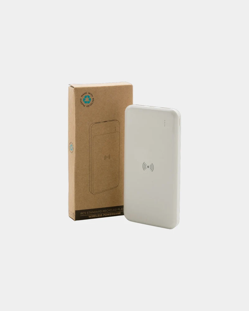 Power bank reciclado RCS 8000 mAh para personalizar