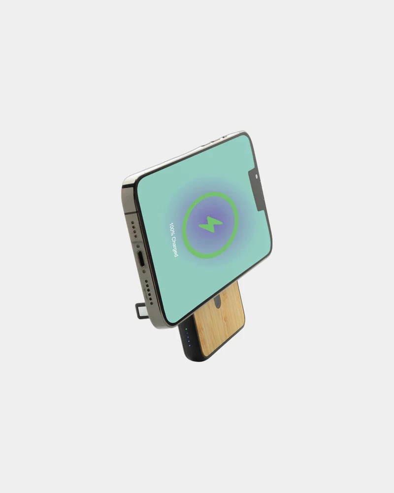 Power bank bambú RCS 5000 mAh para personalizar