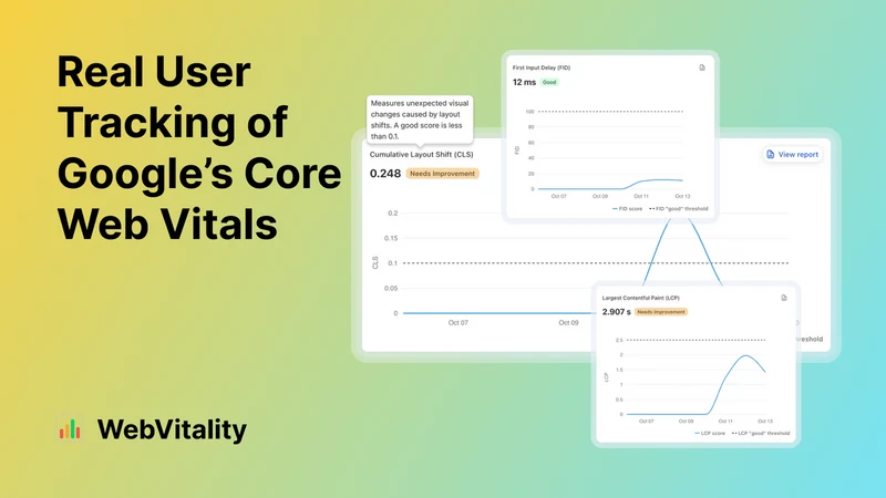 WebVitality: Core Web Vitals
