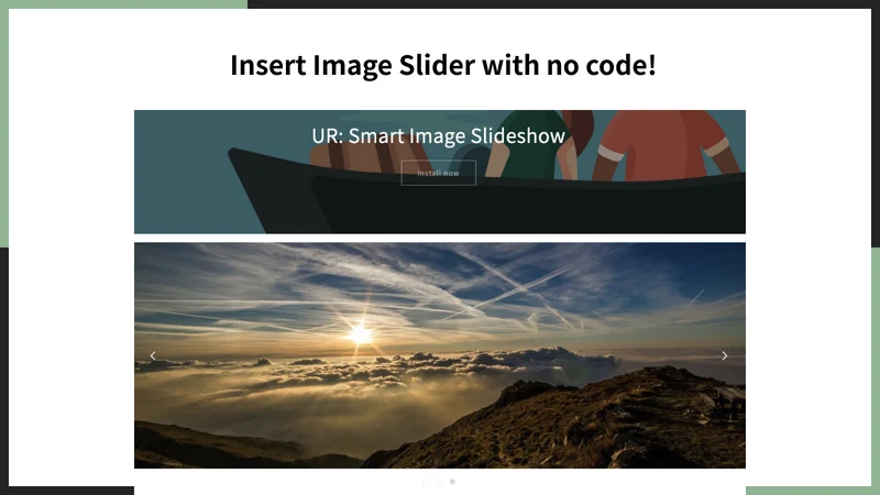 UR: Smart Image Slideshow