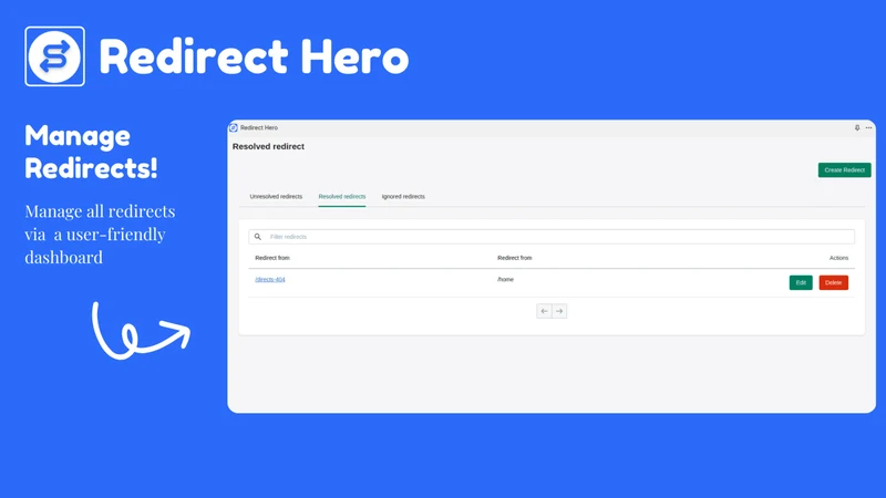 Redirect Hero ‑ Fix 404 links