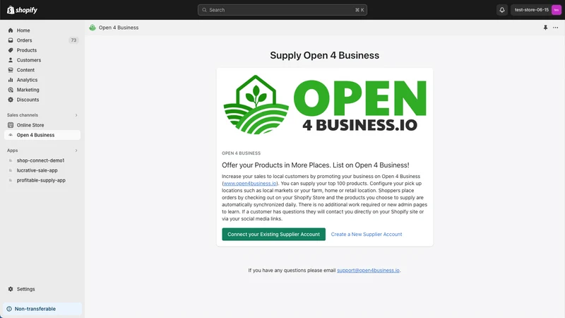 Open 4 Business