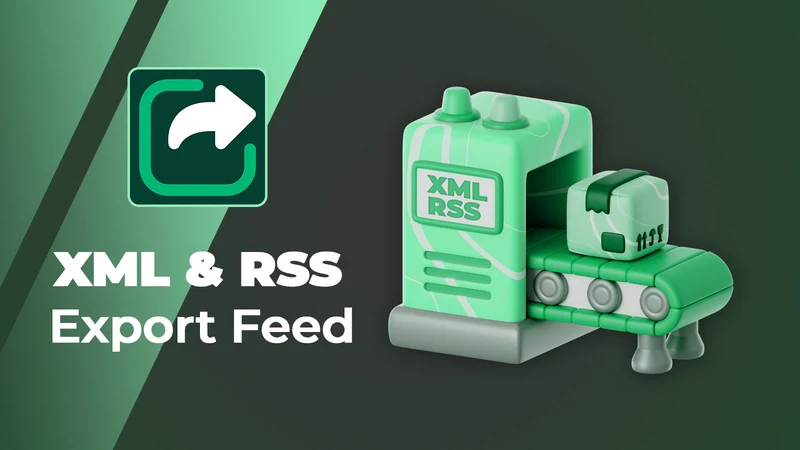 XML & RSS Export Feed ‑ MyShop