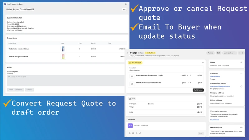 Huskify ‑ Request for Quote