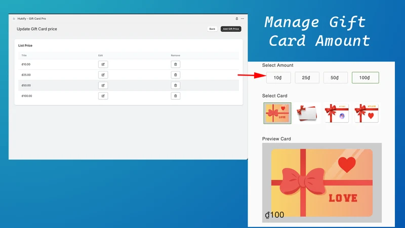 Hukify ‑ Gift Card Pro