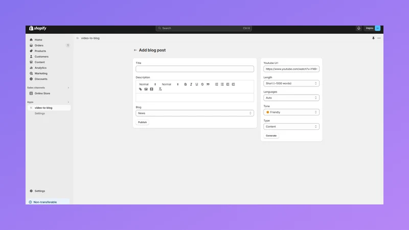 Vibo: Video to Blog AI Convert