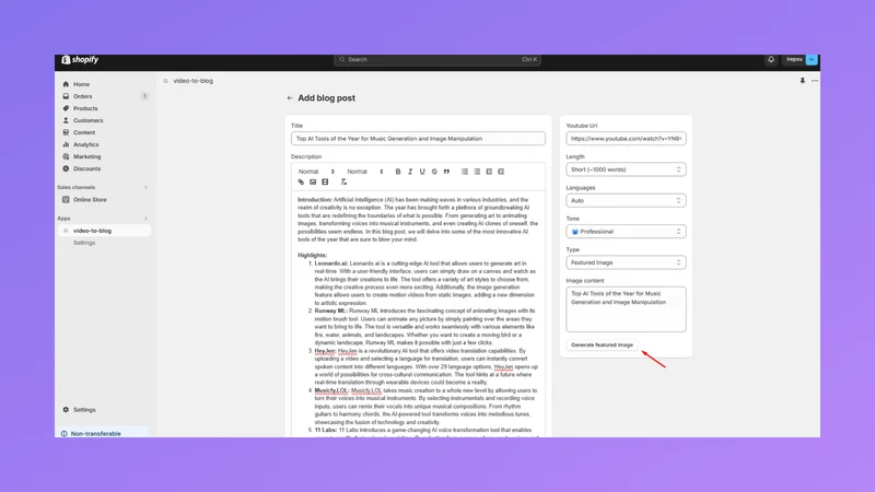 Vibo: Video to Blog AI Convert