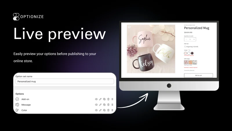 Optionize Product Options