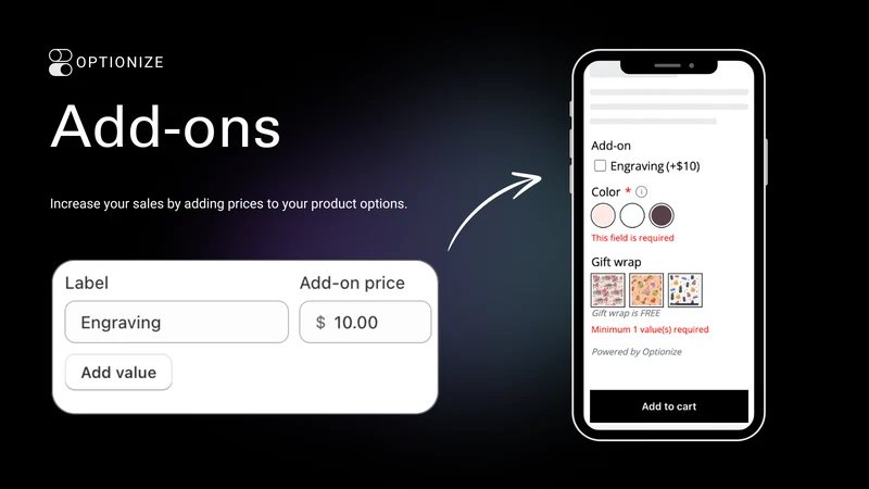 Optionize Product Options