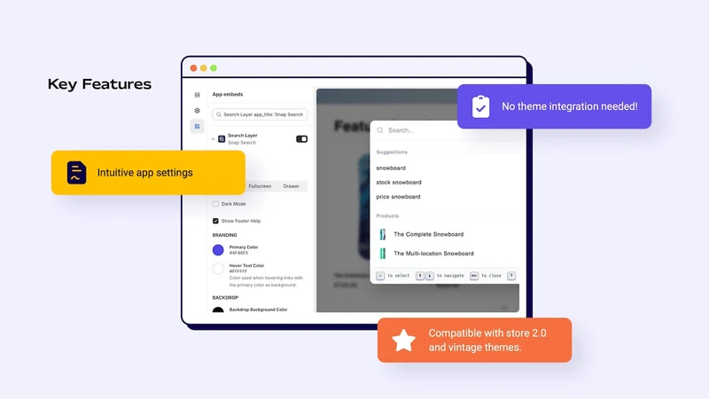 Snap Search: Live Search Layer