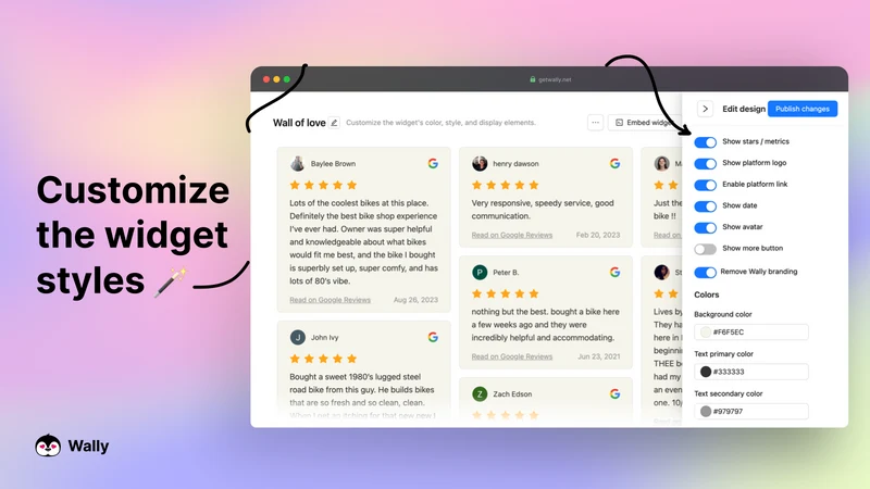 Wally – Google Reviews