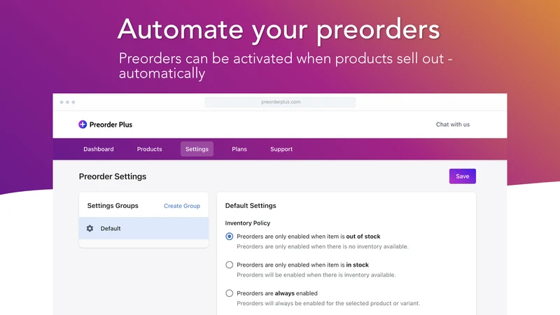 Preorder Plus