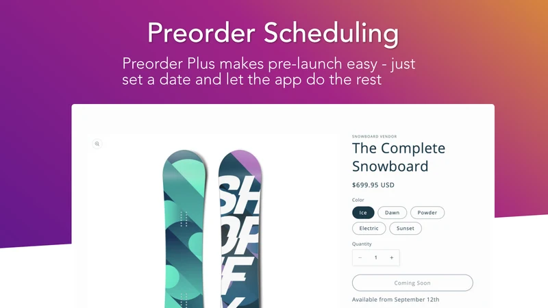 Preorder Plus