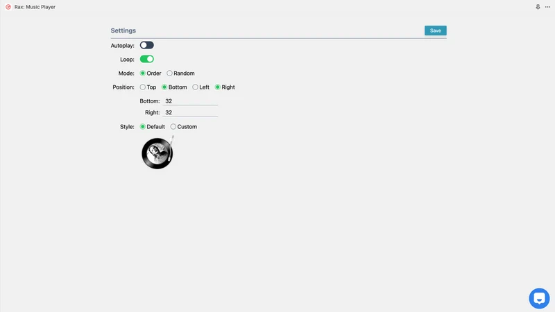 Rax: Music Player