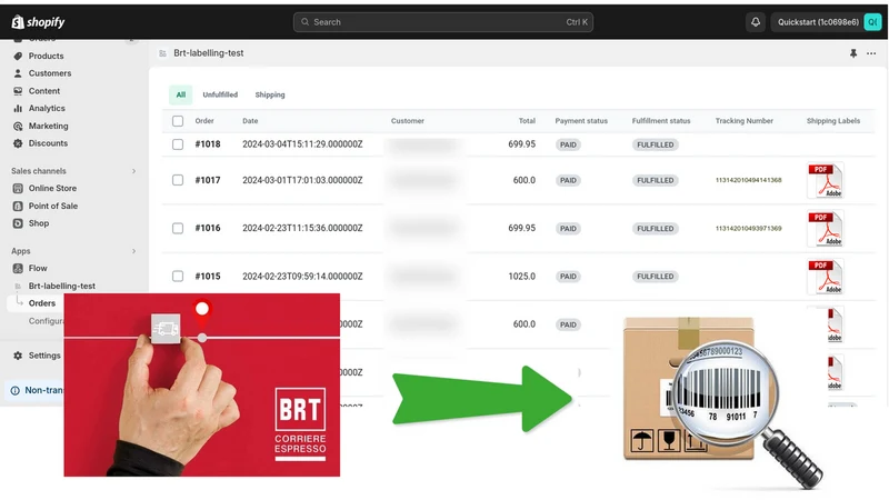Brt Labelling