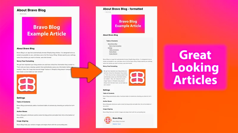 Bravo Blog: Blog Builder