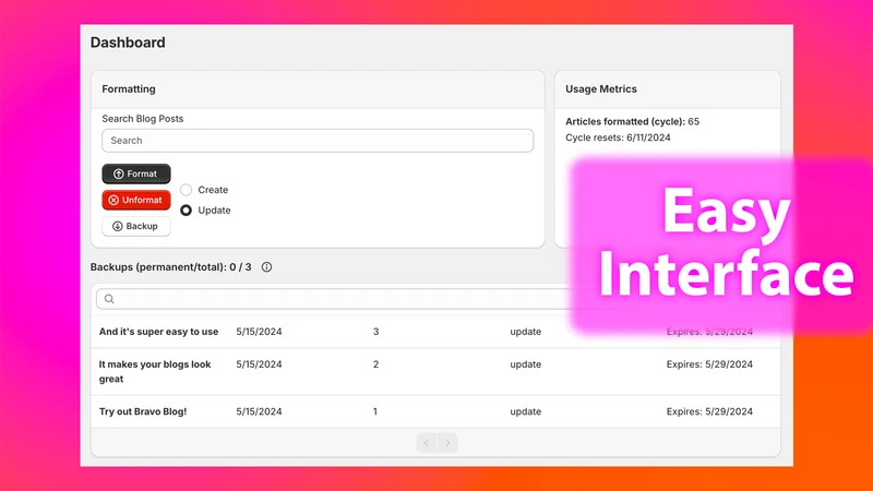 Bravo Blog: Blog Builder