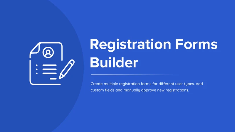 B2B Registration Forms Builder
