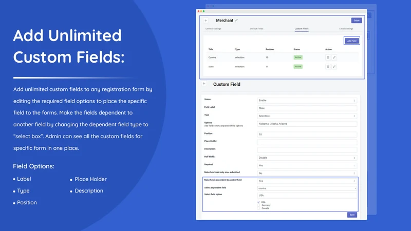 B2B Registration Forms Builder