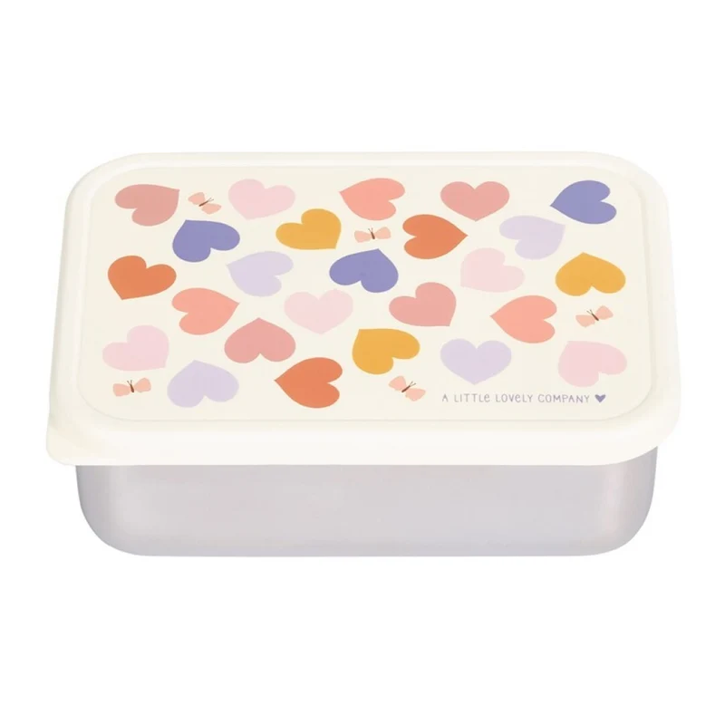 Caja almuerzo acero inox Corazón