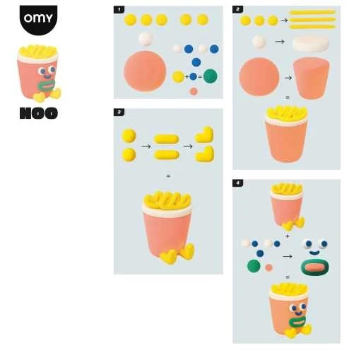 Kit de Arcilla de Secado Al Aire (Varios Modelos) - OMY