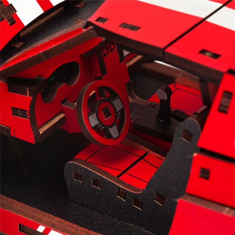 Puzzle madera Stallion GT Red - Unidragon (Liquidación)