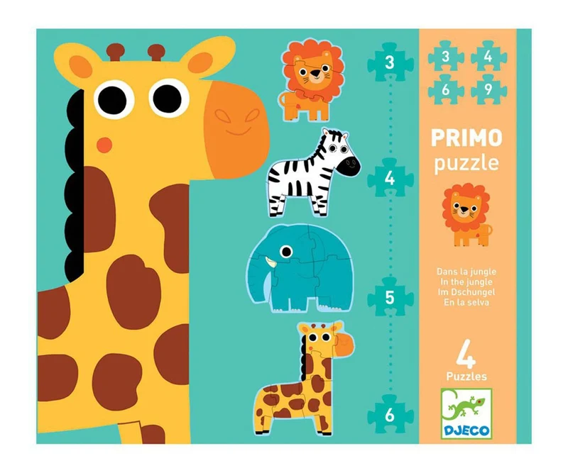Puzzle evolutivo En la Jungla - Djeco