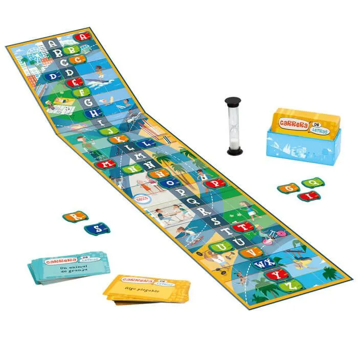 Carrera de letras (Nuevo Formato) - Juego de vocabulario y palabras
