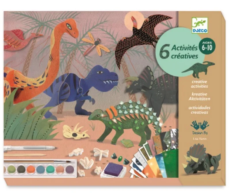 Cofre multiactividades El mundo de los dinosaurios