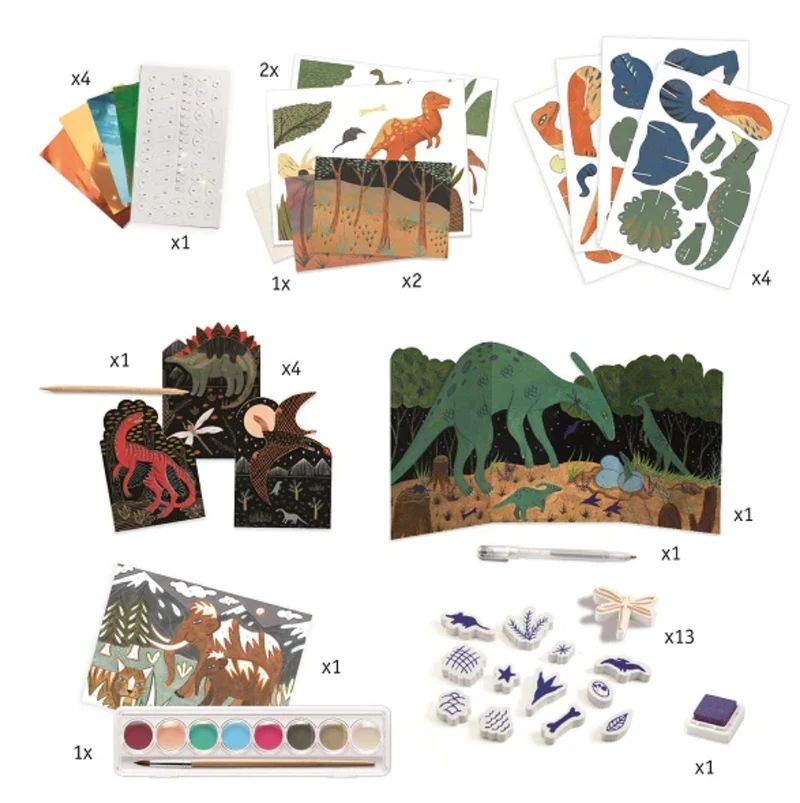 Cofre multiactividades El mundo de los dinosaurios