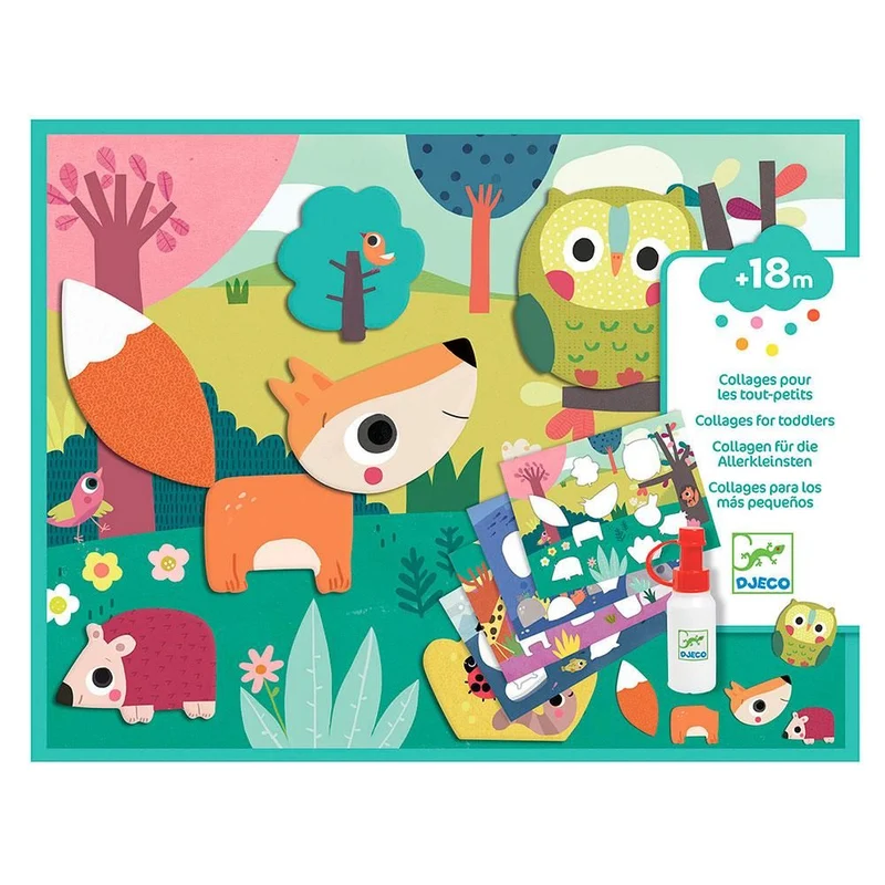 Set mis primeros collages animalitos