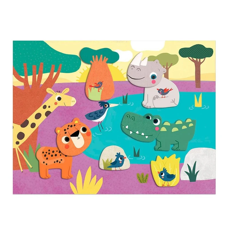 Set mis primeros collages animalitos