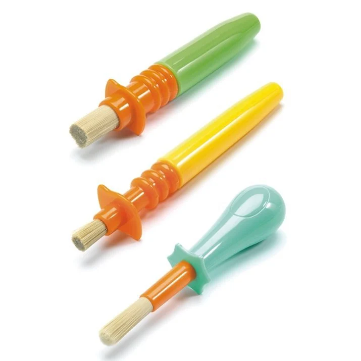 Set 3 pinceles para peques- Djeco
