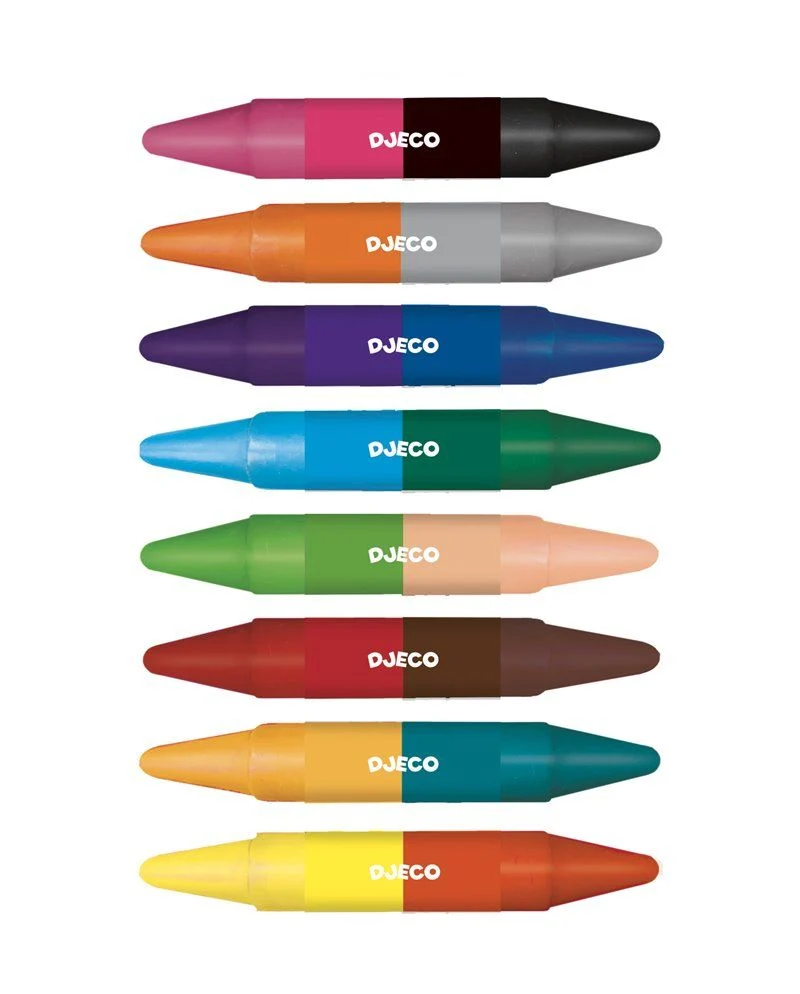 Ceras dobles (8 colores) - Djeco