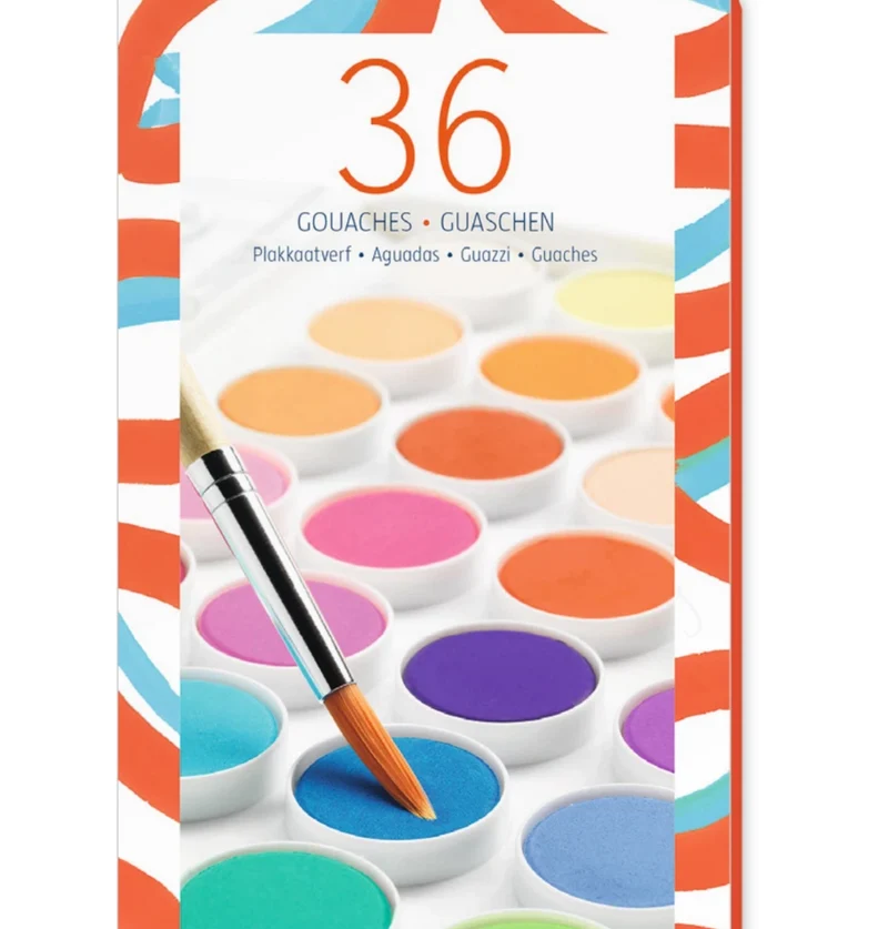 36 acuarelas