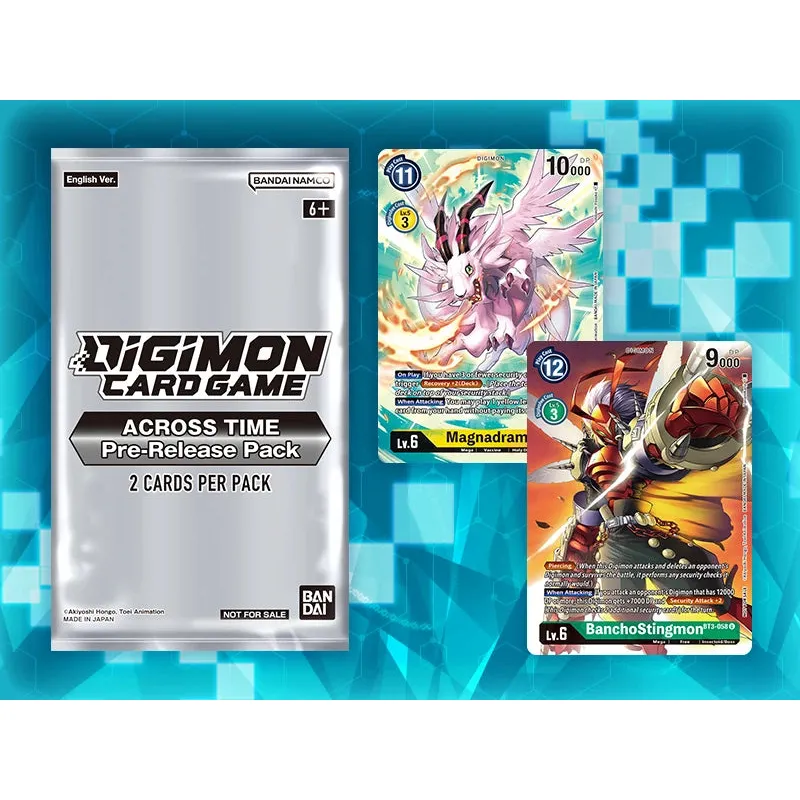 Digimon Sobre Across Time Pre-Release Pack