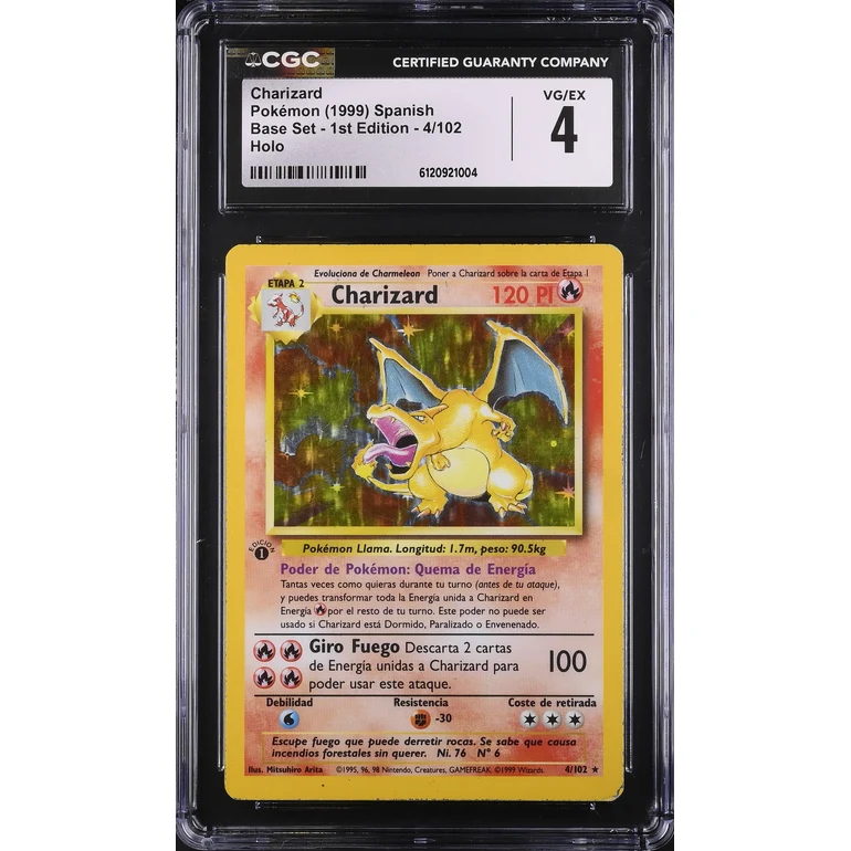 Charizard (BS 4) Base Set 1st Edition