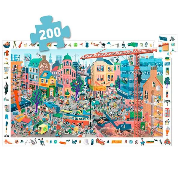 Puzzle Observación La ciudad Djeco