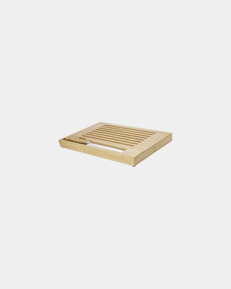 Tabla de bambú con cuchillo Pao para personalizar