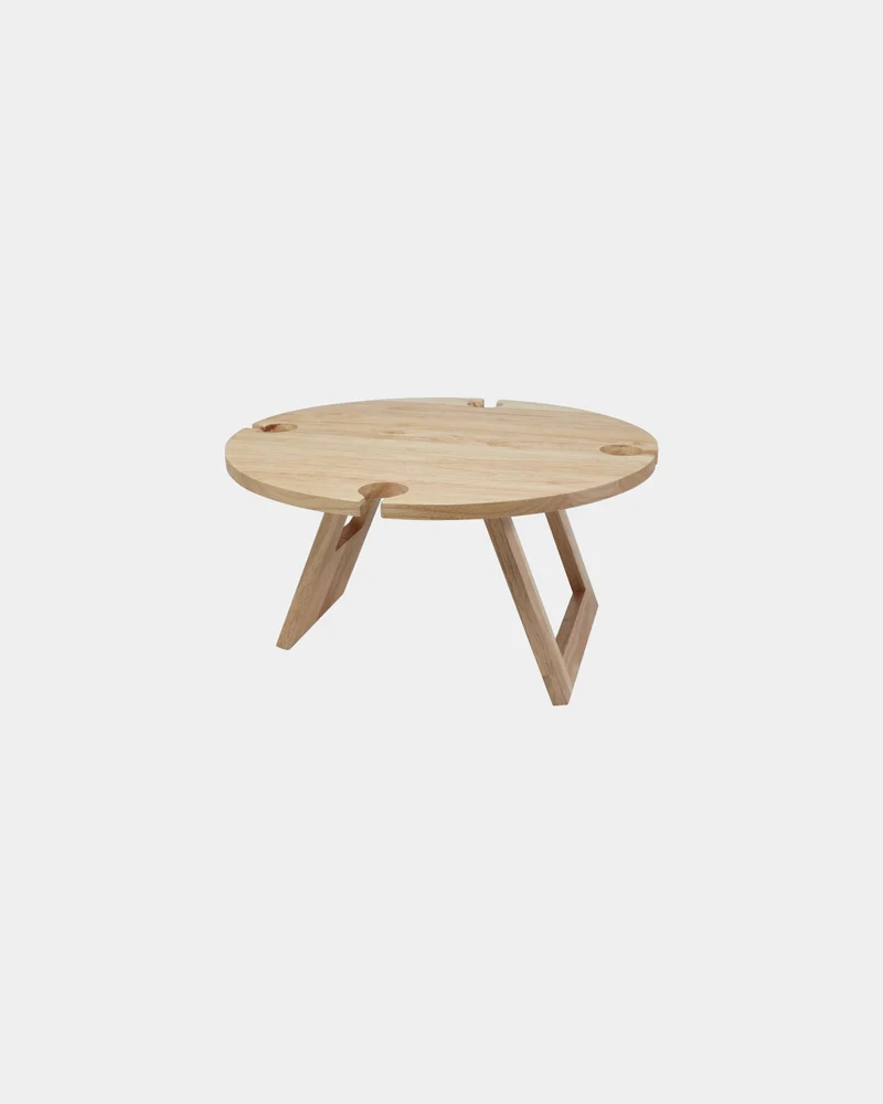 Mesa de pícnic plegable de madera para personalizar
