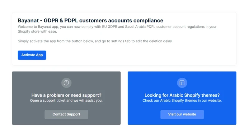 Bayanatify ‑ Delete Accounts