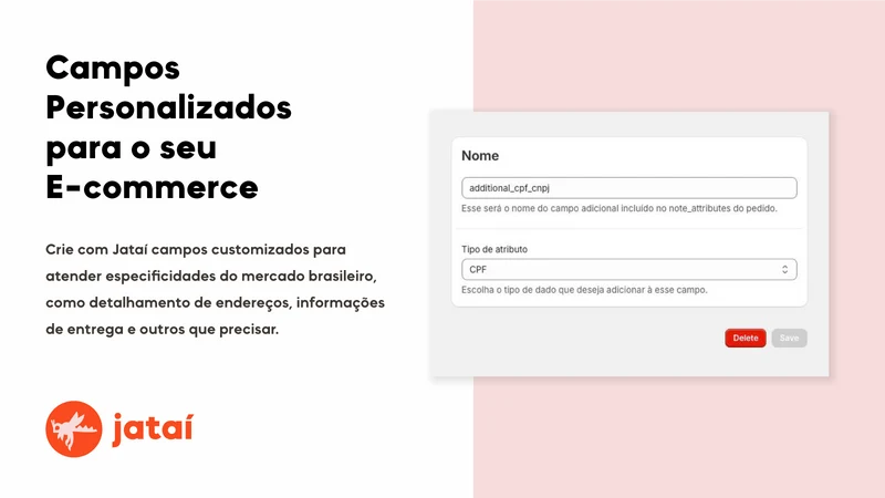 Jataí Custom Order & Checkout