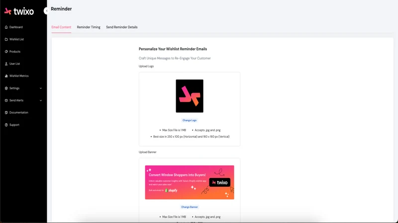 Twixo Wishlist