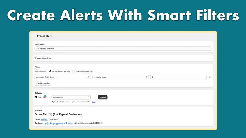 Lighthouse: Slack Alerts