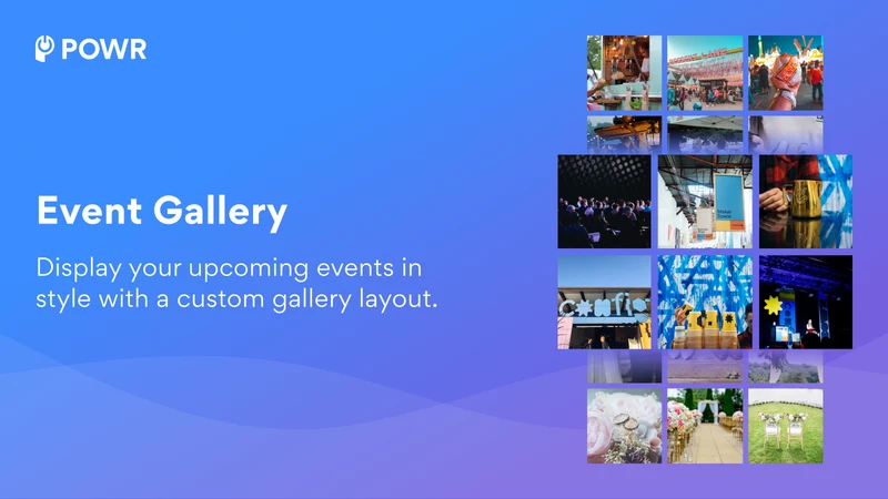 POWR: Event Gallery Showcase
